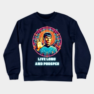 Spock - Neon Prosperity Crewneck Sweatshirt